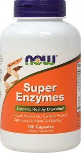 Super Enzyme Caps (180 caps) NOW Foods